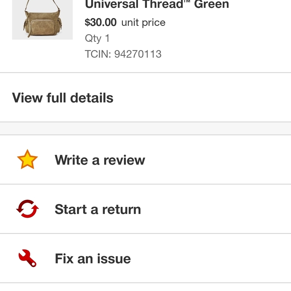 Universal Thread Taupe Hobo Bag - Picture 2 of 3